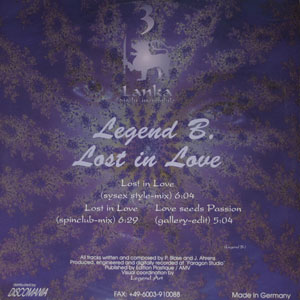 Legend B - Lost in love (spinclub mix)